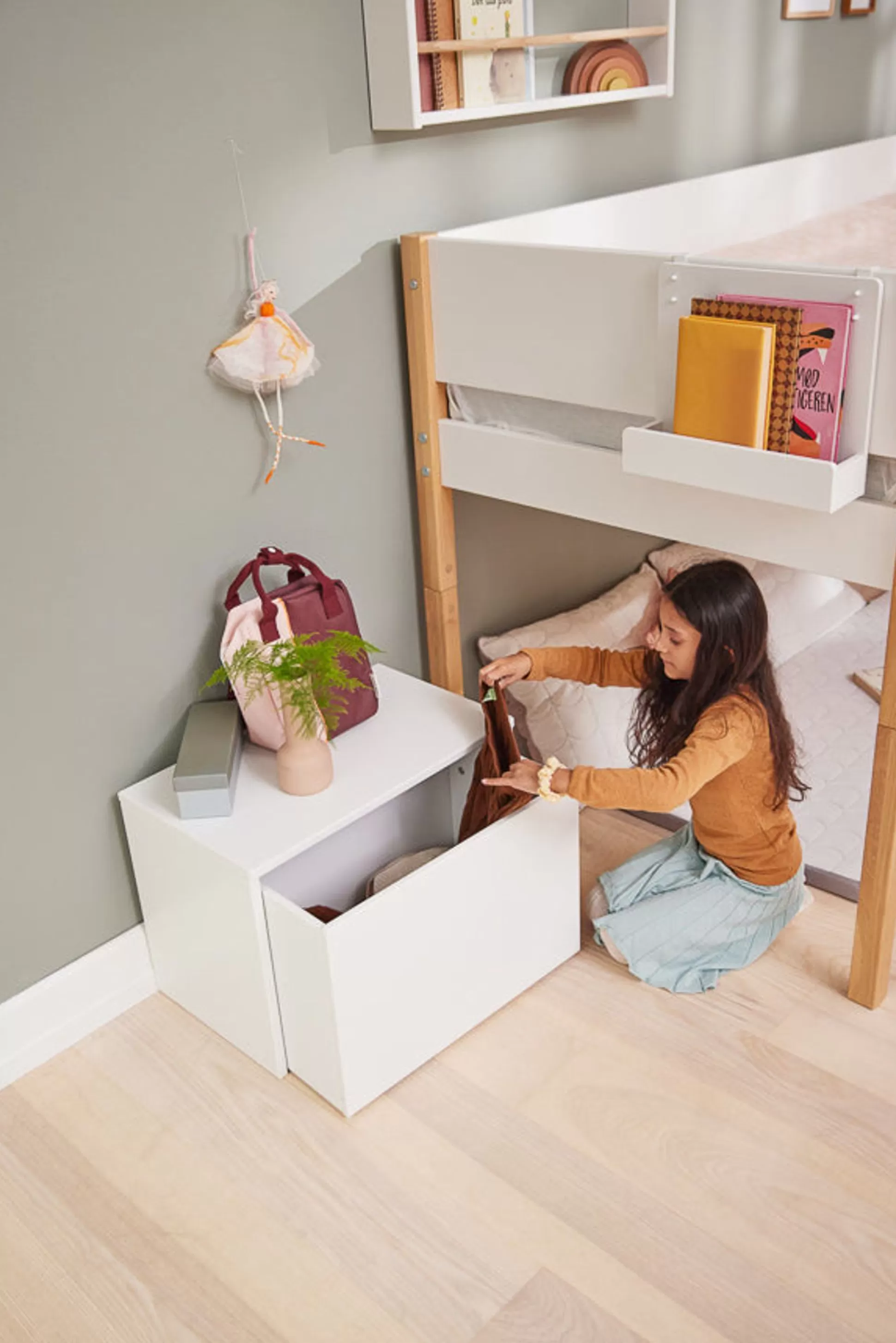 FLEXA Opbergbankjes>3-In-1 Opbergbank White