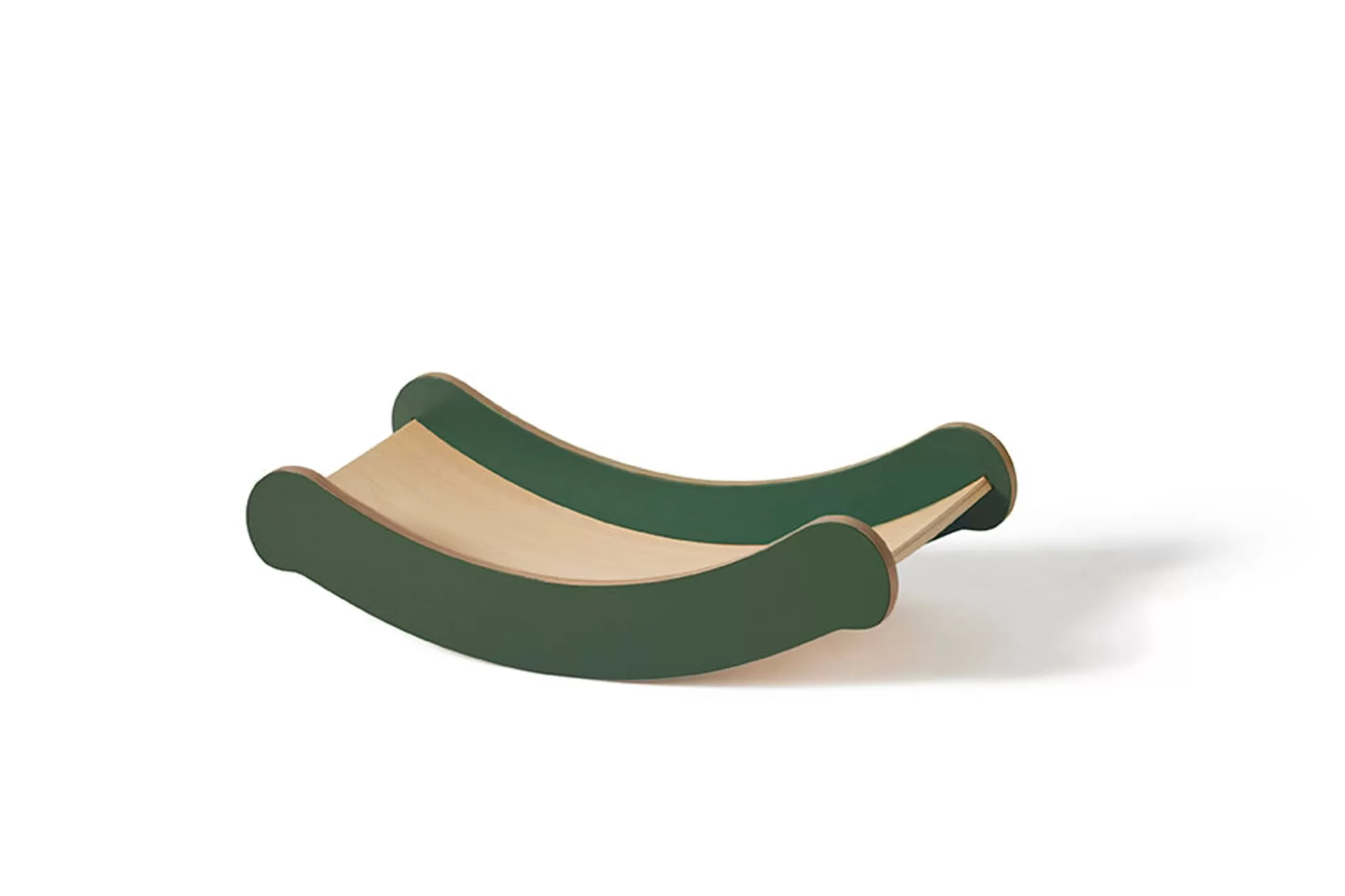 FLEXA Houten Speelgoed>Balansbord - Mini Deep Green/Birch Plywood