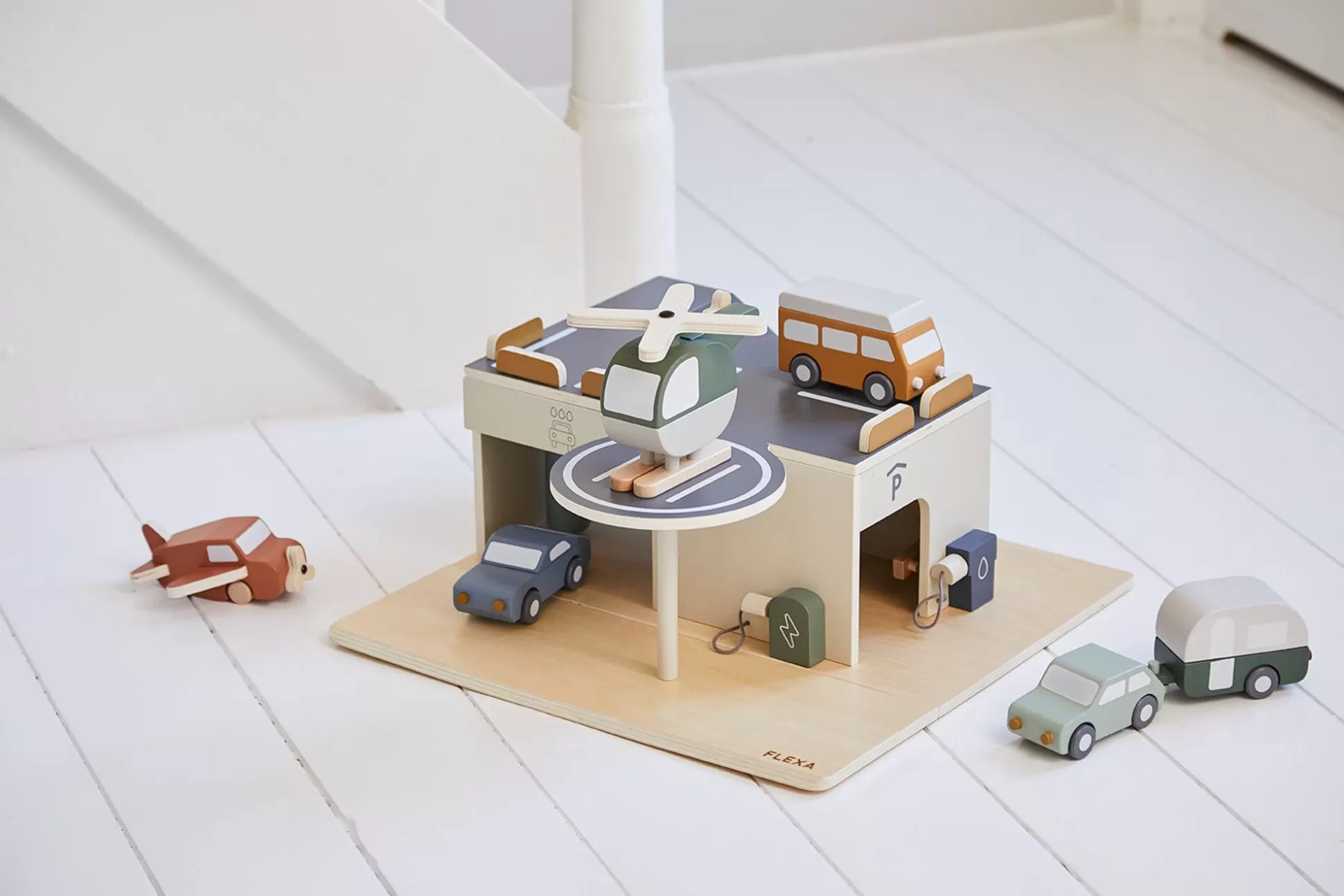 FLEXA Keuken, Gereedschap En Accessoires>Houten Parkeergarage Multicoloured