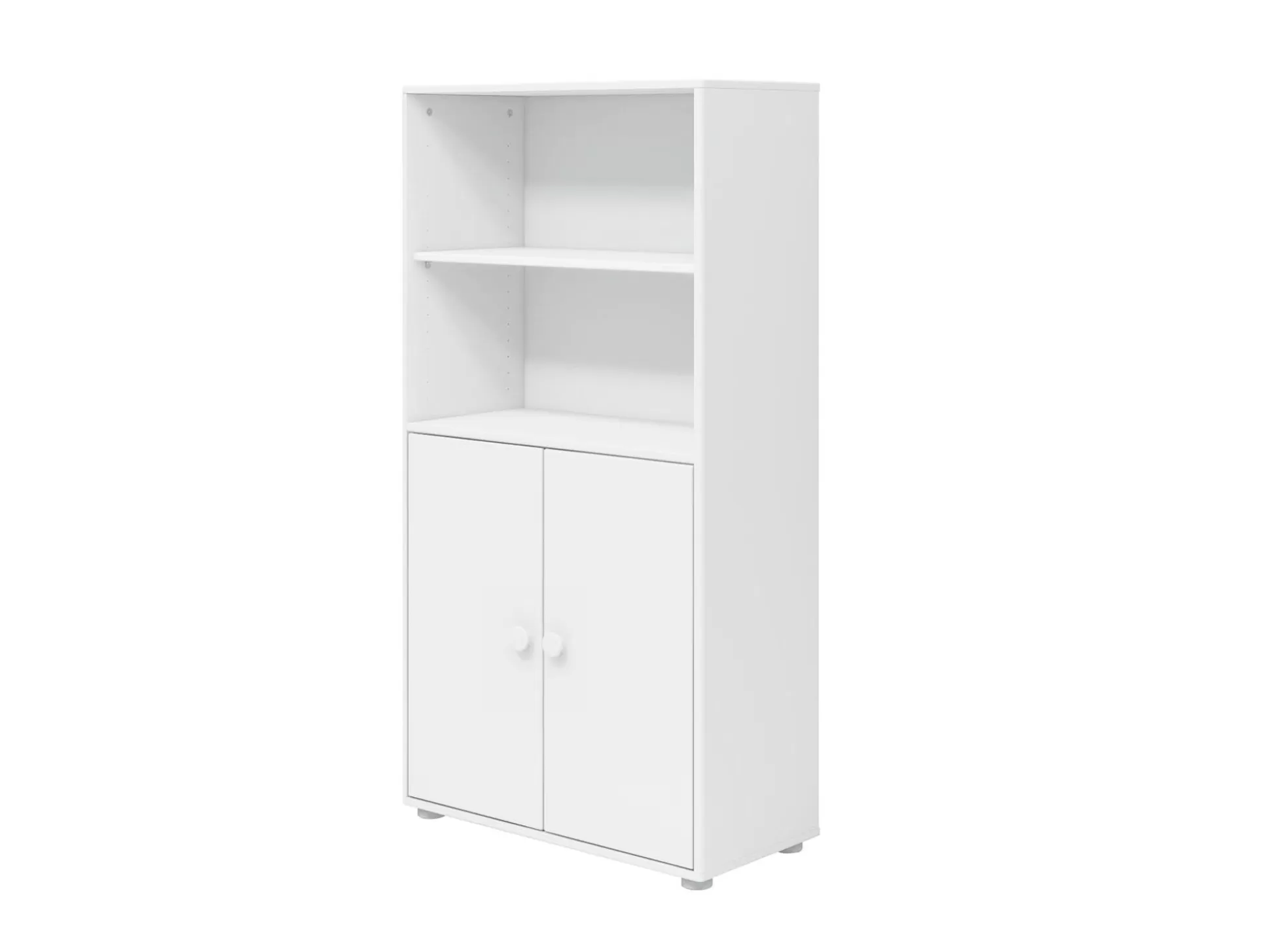 FLEXA Boekenkasten>Midi-Boekenkast, 2 Deuren White