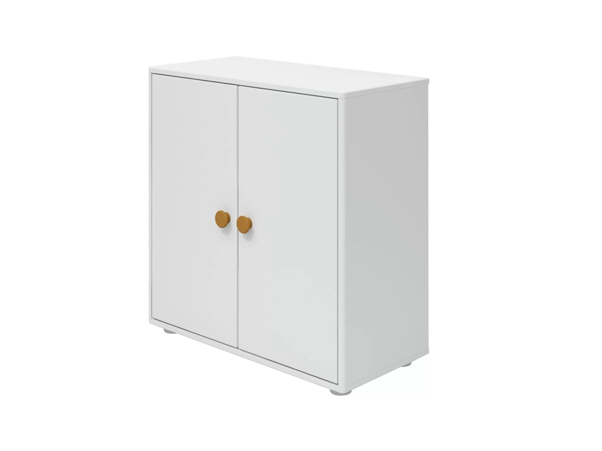 FLEXA Boekenkasten>Mini-Boekenkast, 2 Deuren White/Mustard