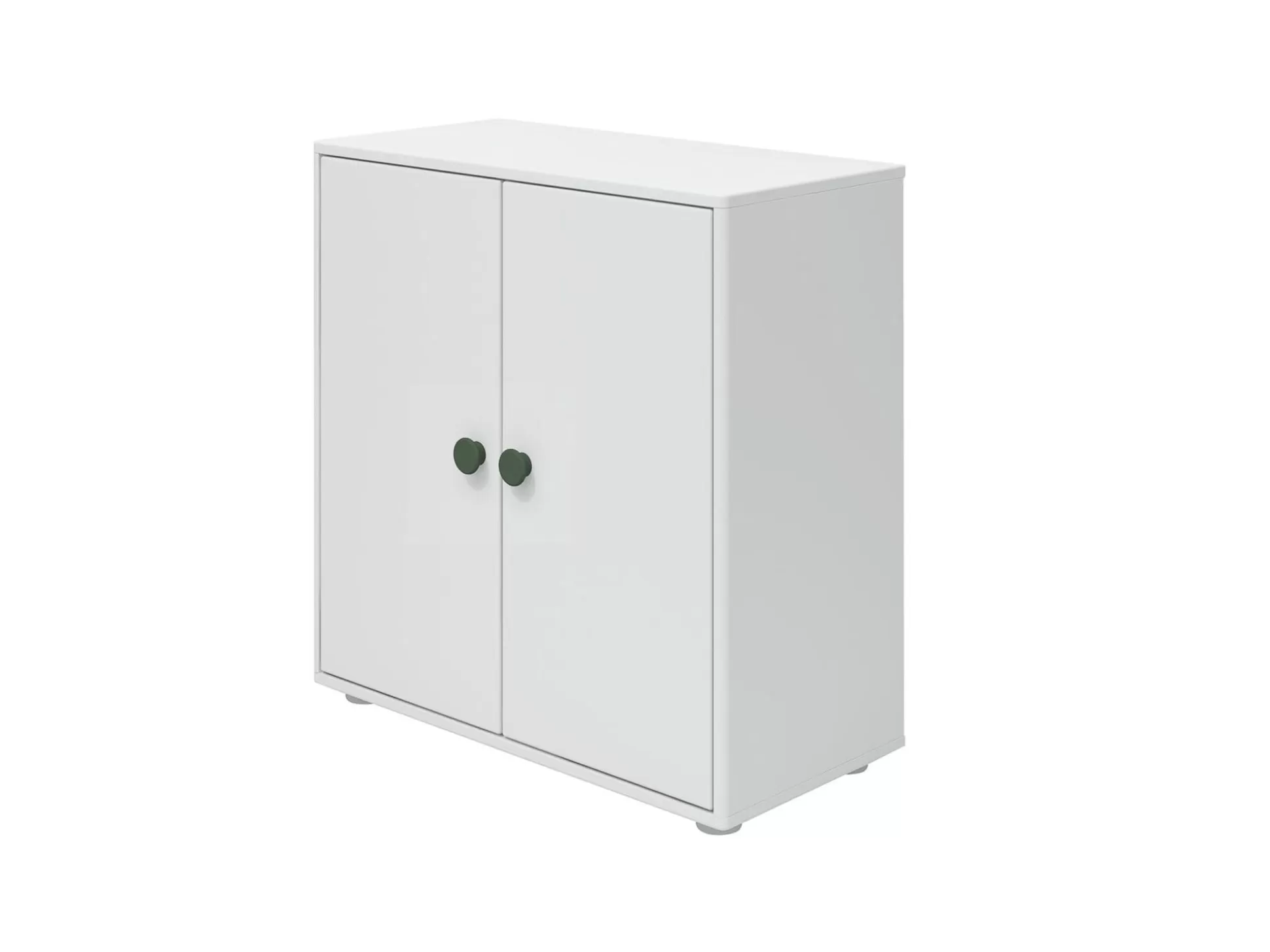 FLEXA Boekenkasten>Mini-Boekenkast, 2 Deuren White/Deep Green