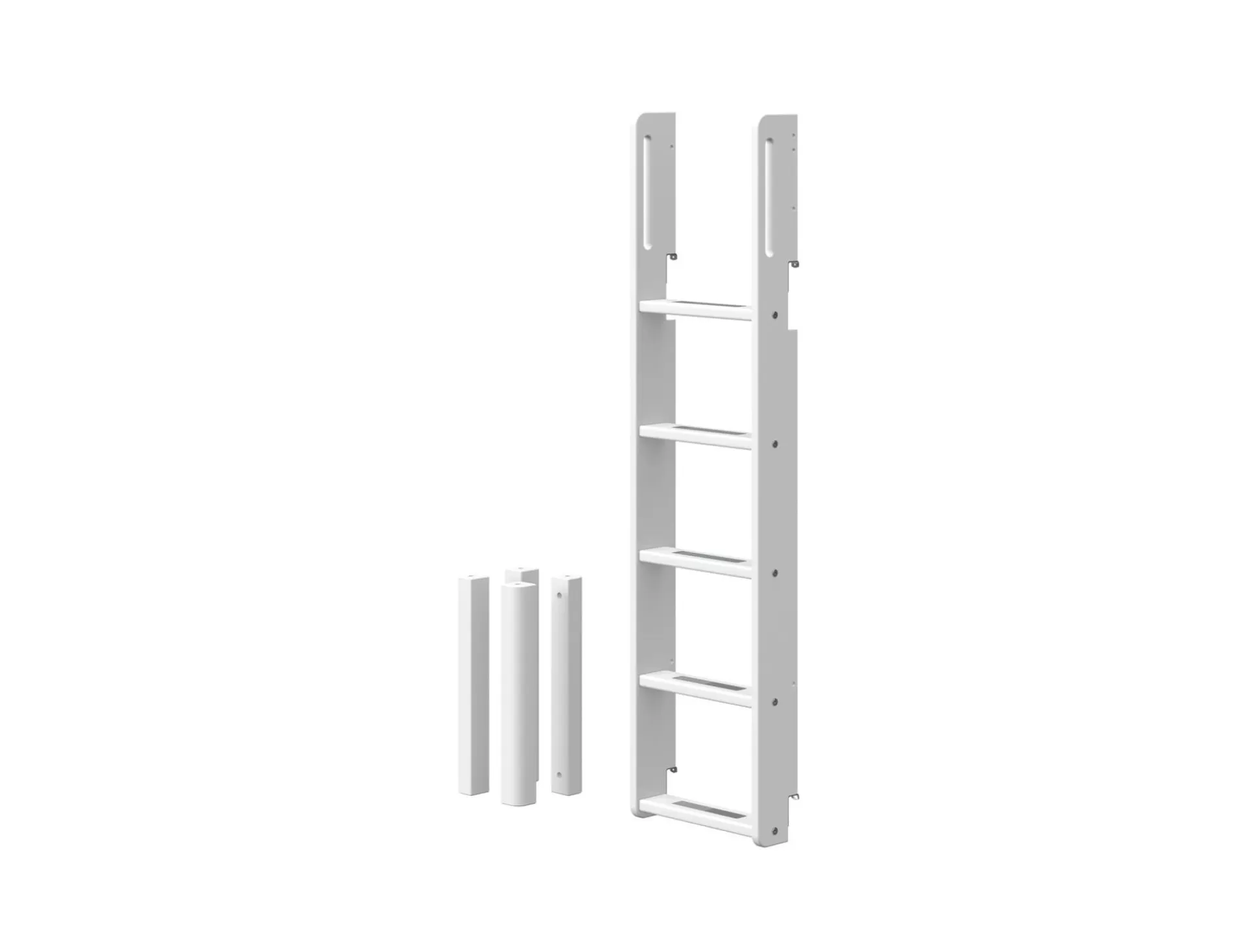 FLEXA Onderdelen En Beslag>Poten En Ladder Voor Maxi Stapelbed Met Extra Hoogte White