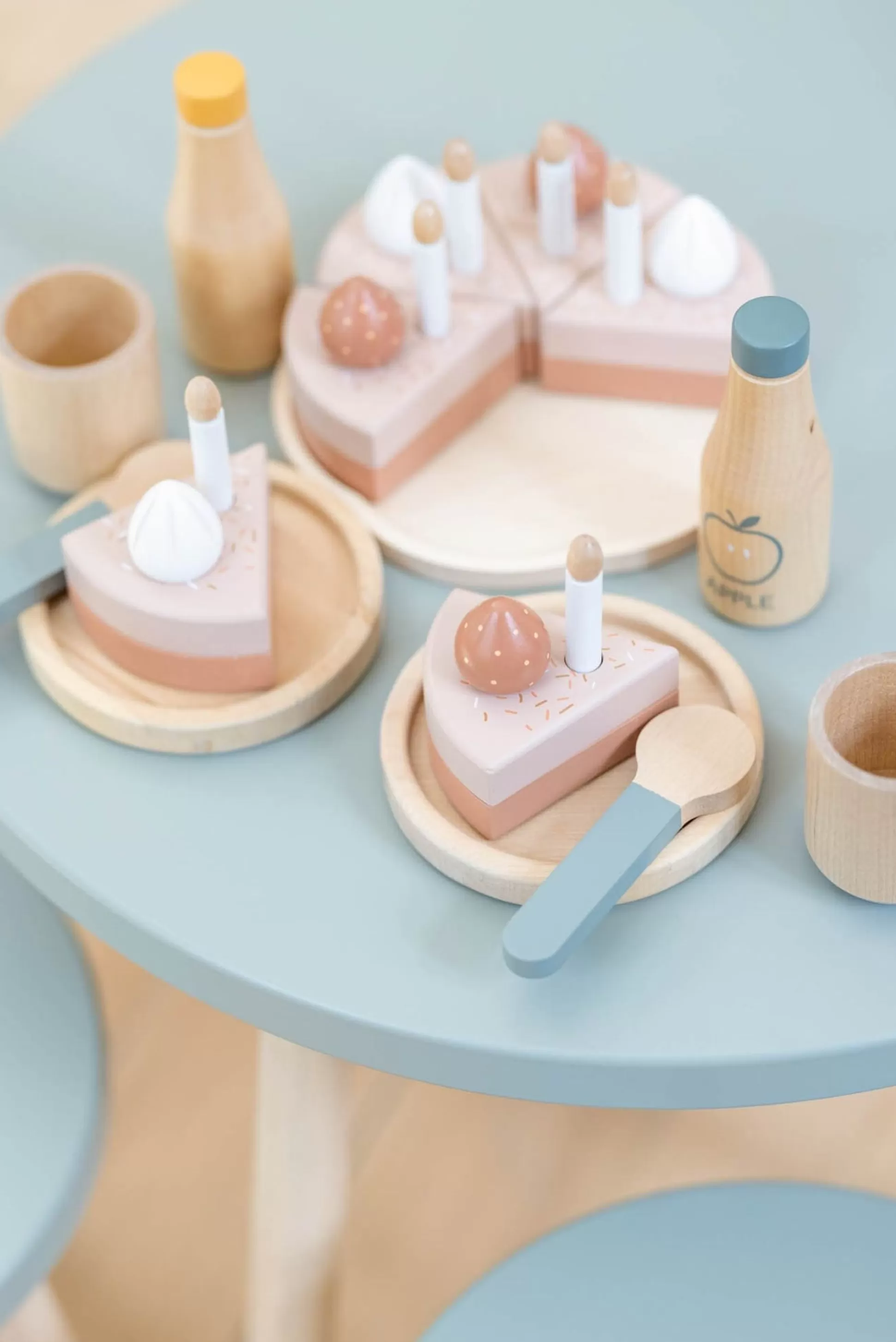FLEXA Houten Speelgoed>Servies Green-Ish/Birch Plywood