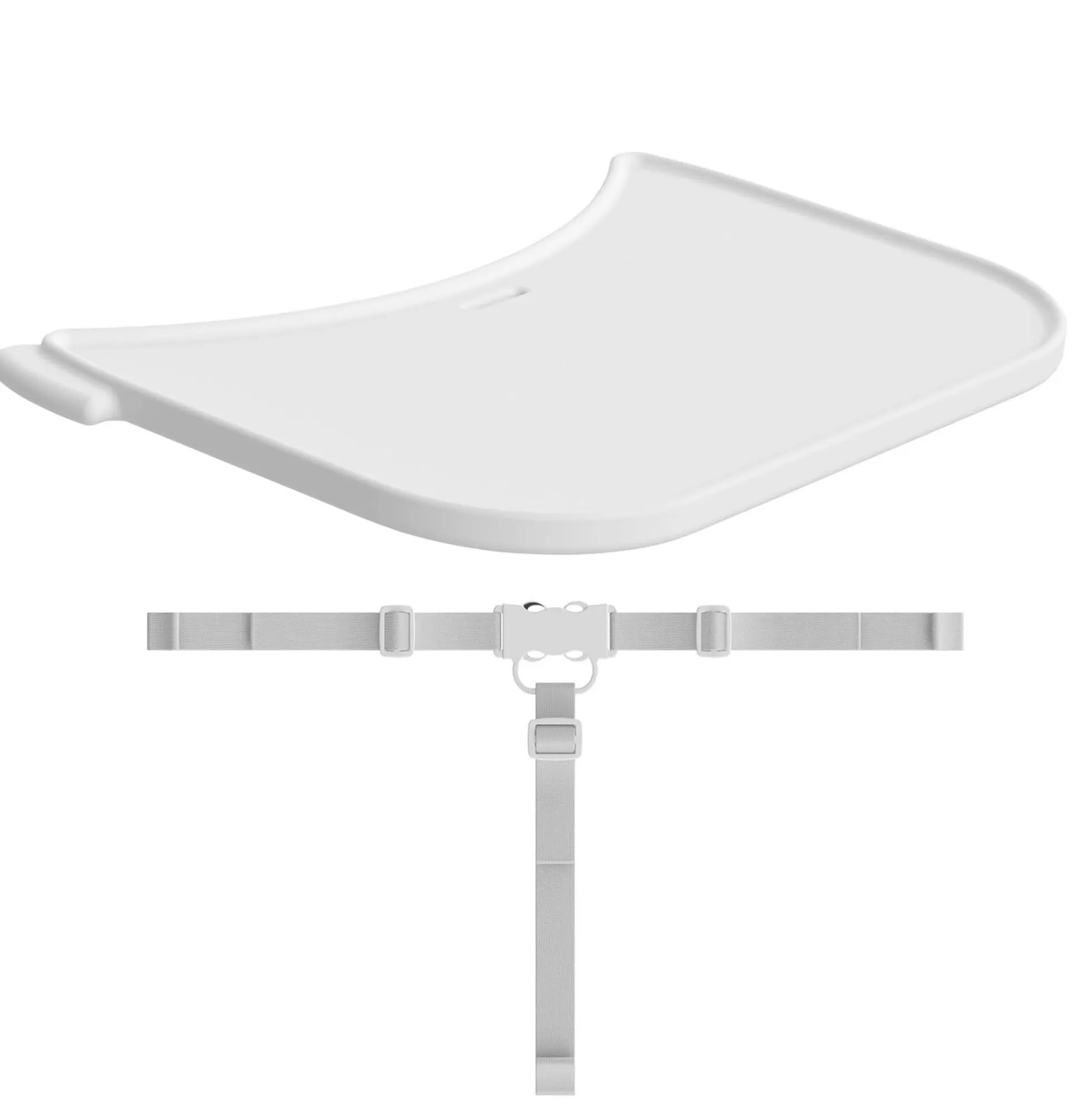 FLEXA Babystoelen>Tafelblad Voor Kinderstoel White